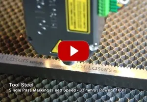 Tests of PLH3D-15W - Marking Tool Steel