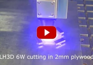 Comparison of Laser Cutting Different Thicknesses of Plywood with PLH3D-6W-XF+ Laser Engraver and Cutter