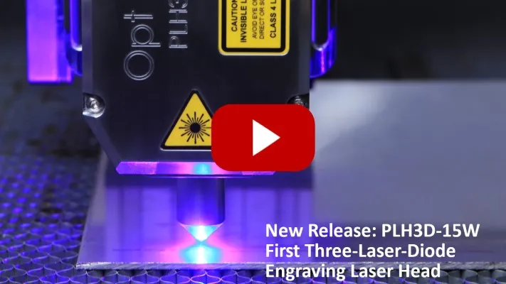 Product Release Video of the PLH3D-15W Laser Engraver and Cutter