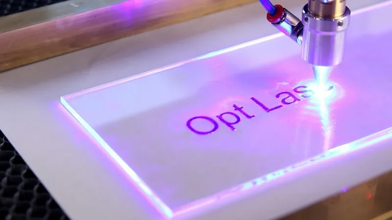 Laser Engraving Transparent Plexiglass